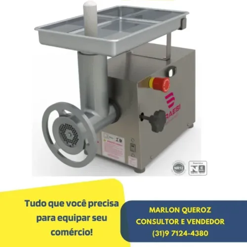 Moedor de Carner Boca 8 Braesi Inox 220v