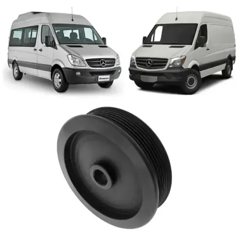 POLIA DA DIREÇÃO HIDRÁULICA MERCEDES BENZ SPRINTER 311 415 515 2012 a 2019
