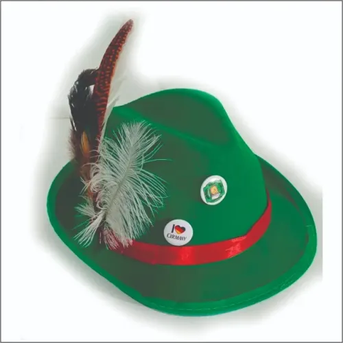 Chapeu Tiroles decorado Oktoberfest