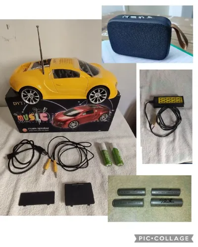 Carrinho caixa de som, extensão e caixa bluetooth brinde - Nova Parnamirim-RN