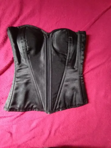 Corselet preto tamanho p