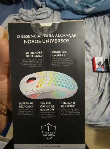 Mouse Gamer Rgb Branco