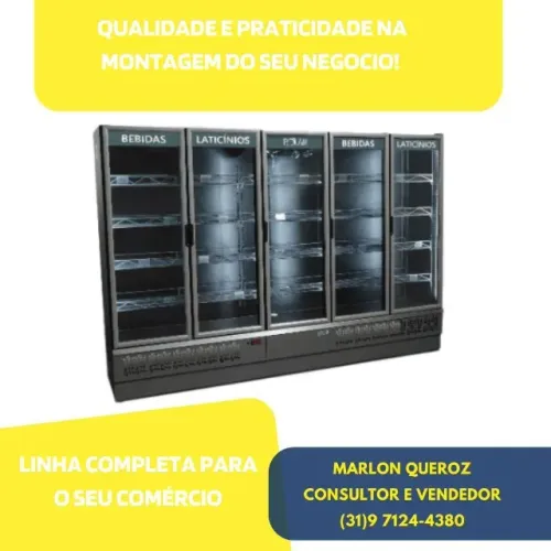 Refrigerador Auto Serviço 5 Portas Polar 220v Novo