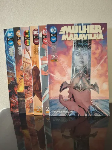 Mulher Maravilha Panini Comics HQs 5, 6, 7, 8, 9, 10