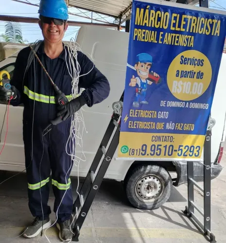 ELETRICISTA E ANTENISTA SERVIÇOS A PARTIR DE 10 REAIS 