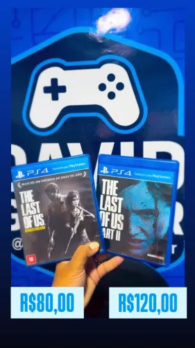 The Last of us. Parte 1 e parte 2. Os dois jogos PS4. Kit 2 jogos