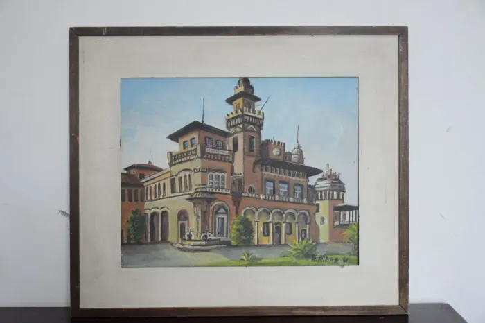 Quadro óleo sobre tela - haroldo ribas