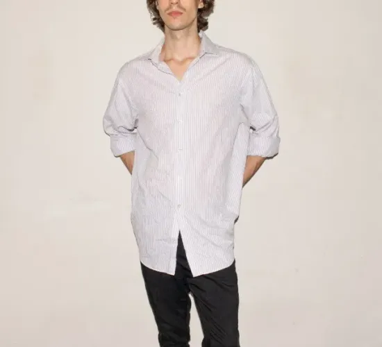 camisa social calvin klein algodão pima
