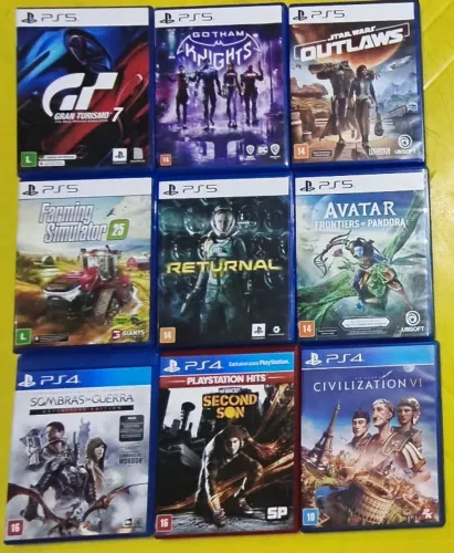 Jogos PS4 e PS5