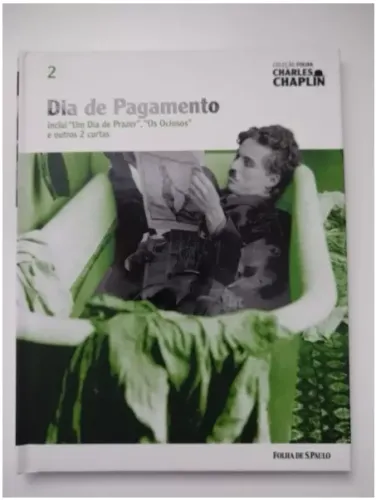 Livro + Dvd Coleção Folha Charles Chaplin - Dia De Pagamento + 4 Extras