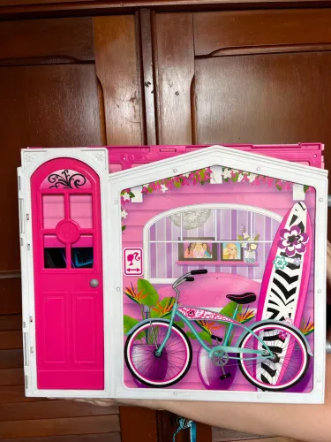 Casa da Barbie de Praia Mattel 2009 Dobrável. 