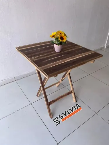 MESA EM MADEIRA DOBRÁVEL UNIDADE