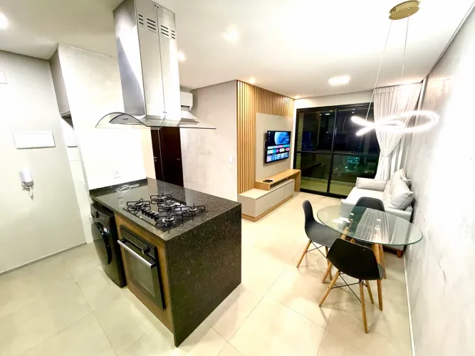 Apartamento 2/4 100% Mobiliado Alto Padrão | Liv Residence