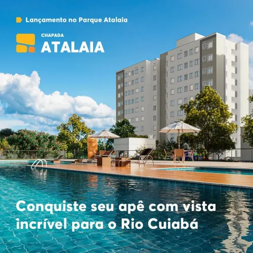 Vende-se apartamento na planta com 2/4 no bairro Parque Atalaia em Cuiabá MT