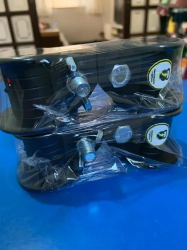 4 presilhas para barras de 27 a 30mm musculação academia