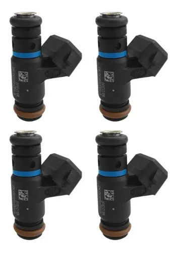 Kit 04 Bicos Injetores Idea Punto Strada Siena Idea 1.6 16V