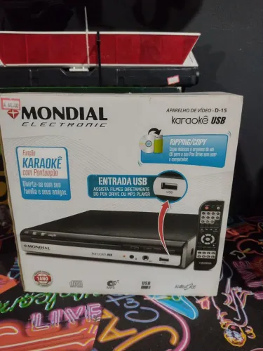 DVD karaokê Mondial D-15