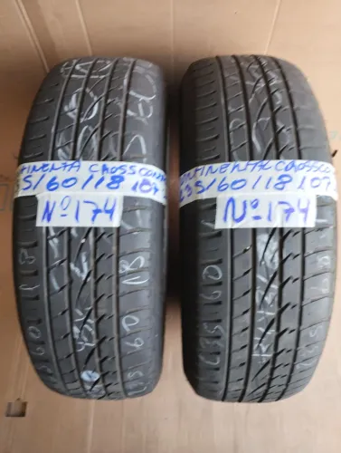 2 Pneus N?174 Continental Crosscontact 235 60 18 107W