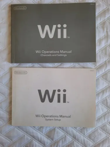 Manuais do Nintendo Wii