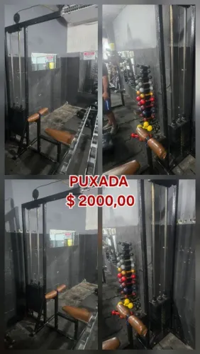 Puxada alta máquina academia