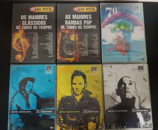 DVDs de músicas