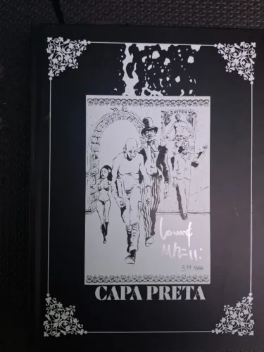 HQ Capa preta Com bookplate autografado exclusivo
