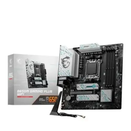 Placa Mãe Gigabyte B650M Gaming Plus WiFi, AMD AM5, DDR5, mATX, HDMI/DisplayPort - SN24505