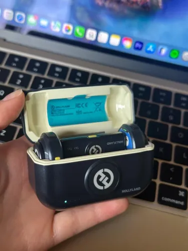 Microfones Hollyland LARK M2 - Entrada Lightning