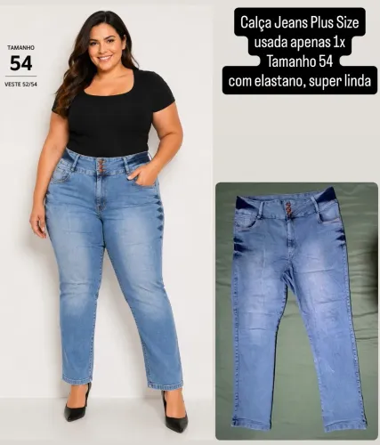 Calça Plus Size Tamanho 54 (usada apenas 1x)