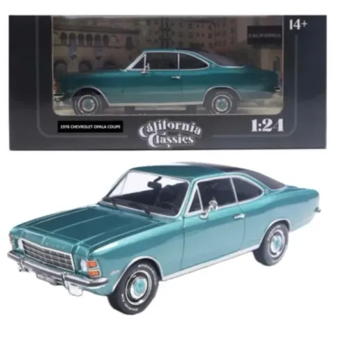 Miniatura Carro Chevrolet Opala Comodoro (1977) - Verde - 1:24 - California Toys