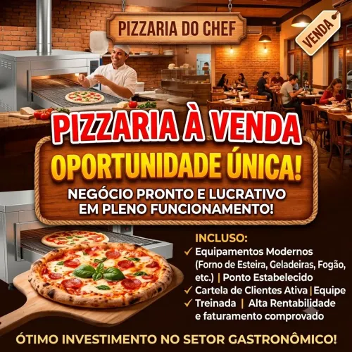 Passo Ponto - Pizzaria Rodízio - Grande oportunidade