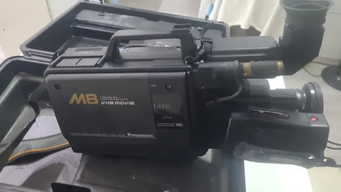 filmadora vintage Panasonic M8 VHS Movie, 