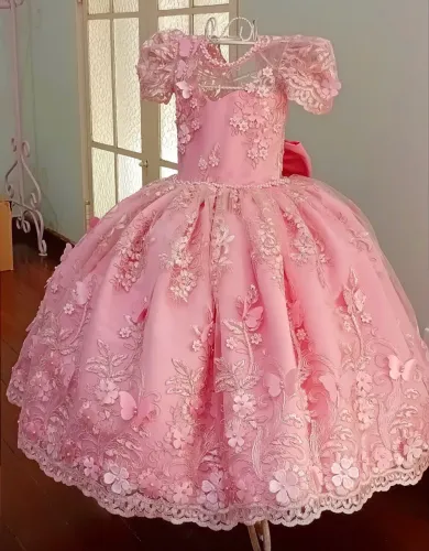 Vestido de aniversario menina 5 anos