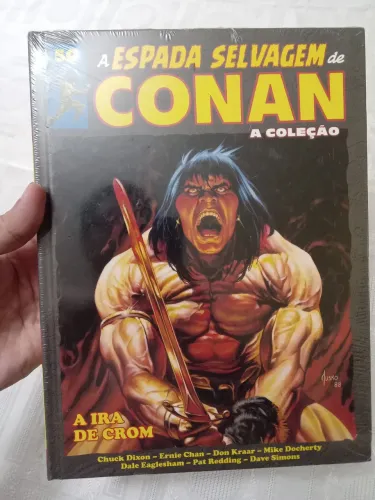 Hq Conan o bárbaro capa dura vol 50 lacrado