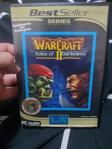 Warcraft tides of darkness PC cd rom impecável