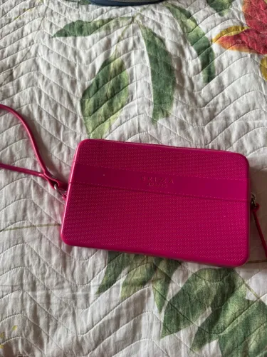 Carteira clutch arezzo original roxa