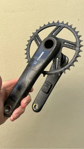Pedivela de carbono Sram X1 tamanho 175mm com sensor de potência U2E