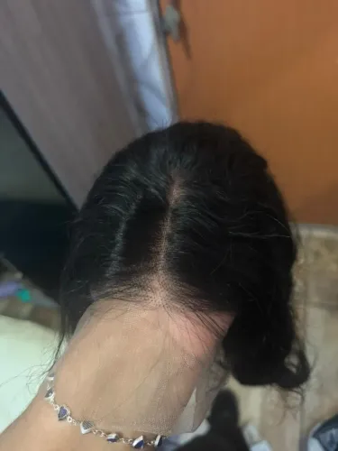 Full lace humana com franja 