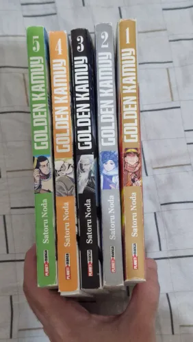 Coleção mangá Golden Kamuy vol1-5