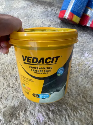 4 Manta fria mais balde de primer asfaltico