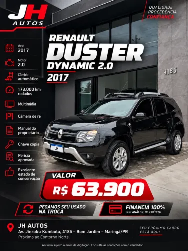 Renault Duster Dynamique 2.0 Hi-flex 16V Aut. 2017