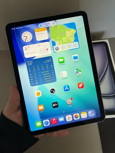 Tablet Apple Ipad Air M3 (7 Geração) Wifi 128GB Cinza Espacial + Acessórios