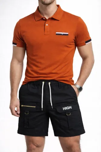 Kit Camisa Polo e Bermuda Cargo