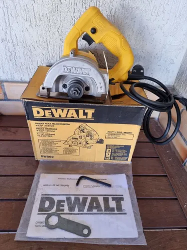 Makita Serra Mármore Dewalt Profissional Dw862-br 127v Original