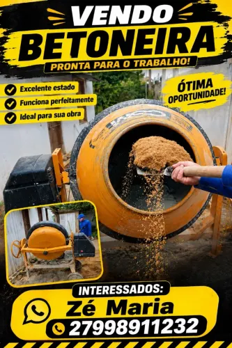 Betoneira CSM 400L 127/220V