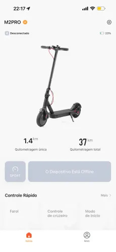 Patinete elétrico 500W HONEYWHALE