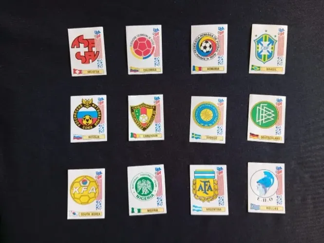 Figurinhas Escudos da Copa de 1994