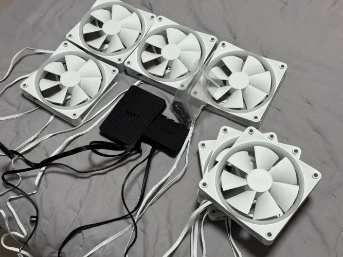 7 Fans NZXT | RGB | R$100 Unidade