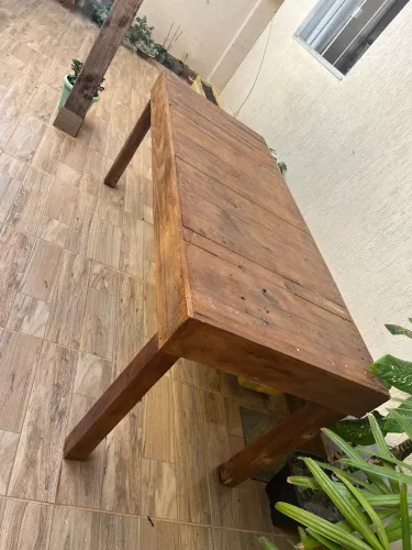 Mesa de palete rústica 