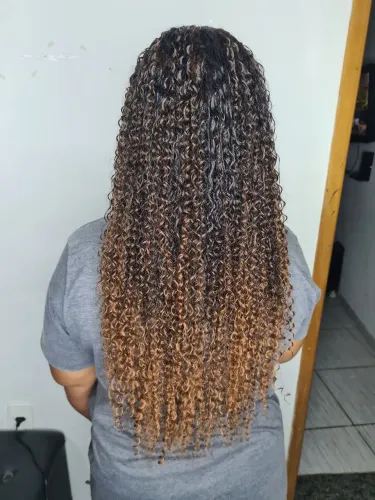 Mega Hair Ponto Americano com material incluso | Atendimento em Sepetiba e Região